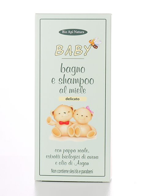 Baby bagno e shampoo delicato al miele 200ml