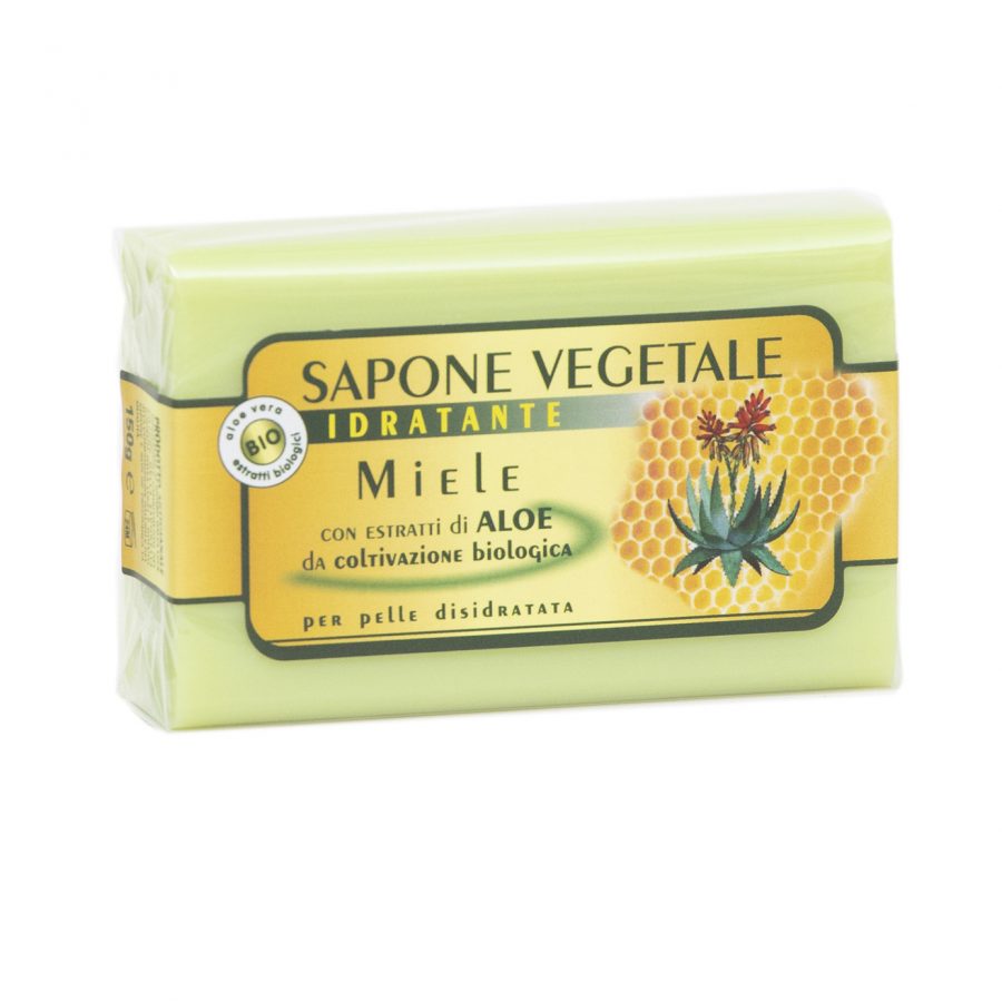 Sapone vegetale: sapone Miele e Aloe Vera