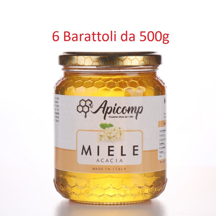 Promo Miele Millefiori da noi prodotto in italia.OFFERTA per 6 barattoli da 500g