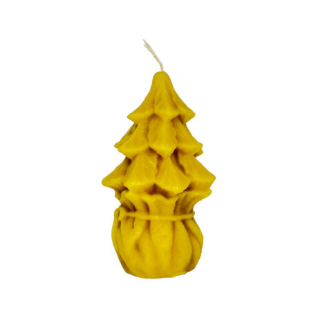 Candela profumata albero di Natale con sacco.