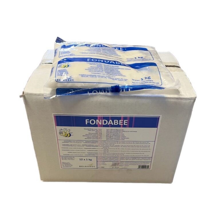 Candito Fondabee per api, scatola da 12 kg in buste da 1 kg