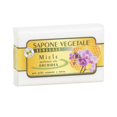 Sapone vegetale miele e orchidea 150 g