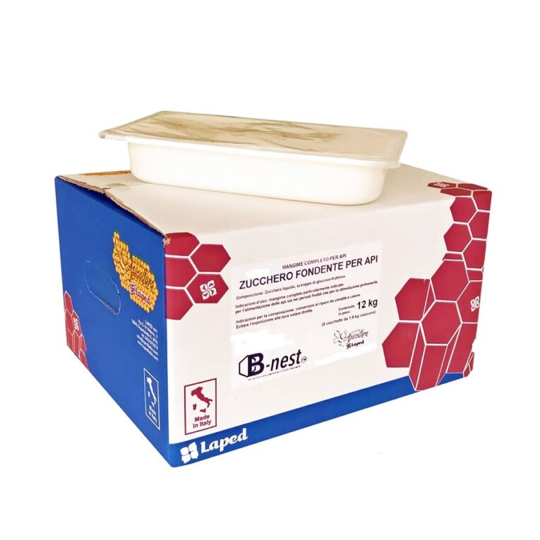 Candito Laped per api, scatola da 12 kg (6 vaschette da 2 kg)