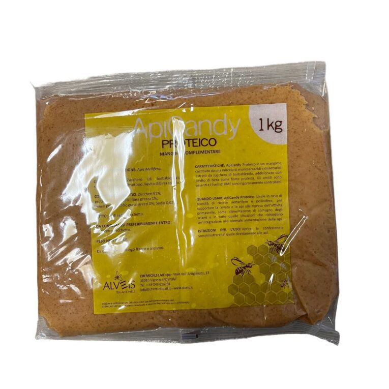 Candito ApiCandy Proteico per api, scatola da 12 kg in 12 buste da 1 kg