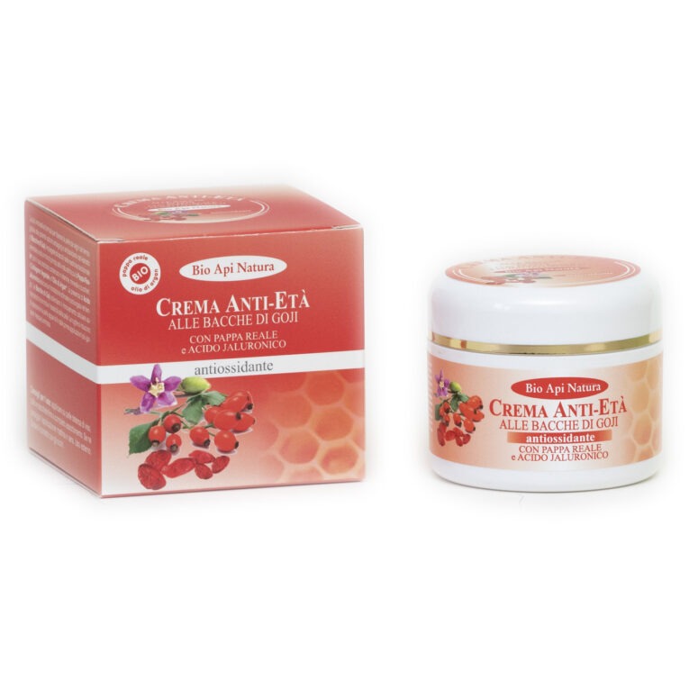 Crema viso anti-età alle bacche di goji e pappa reale 50 ml