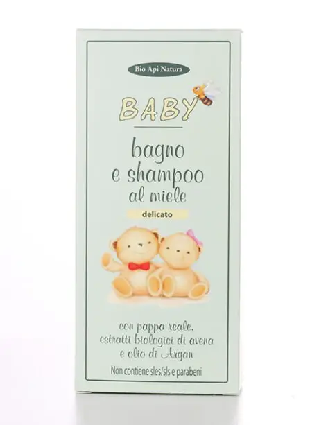 Baby bagno e shampoo delicato al miele 200 ml