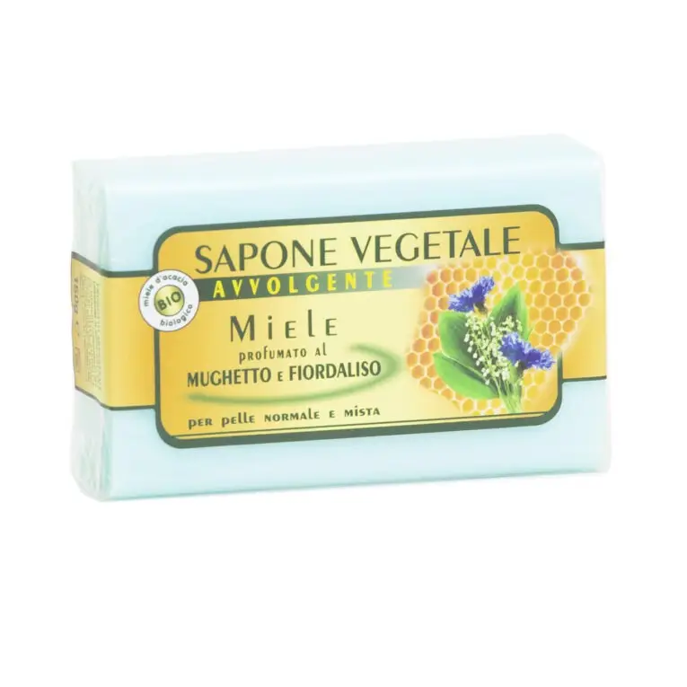 Sapone vegetale miele, mughetto e fiordaliso 150 g