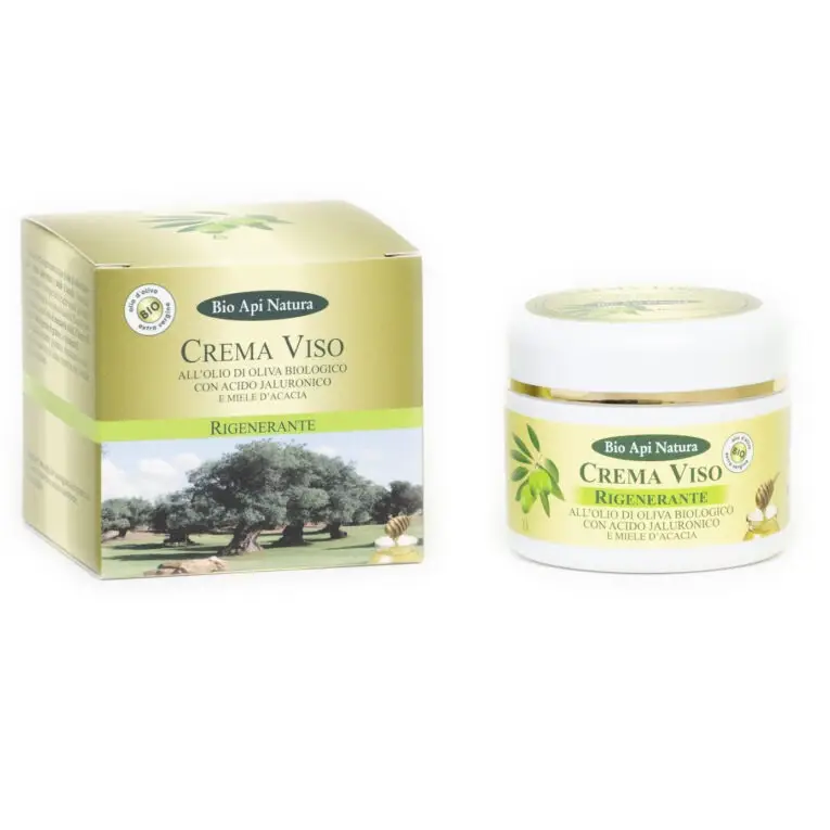 Crema viso rigenerante all'olio di oliva biologico 50 ml