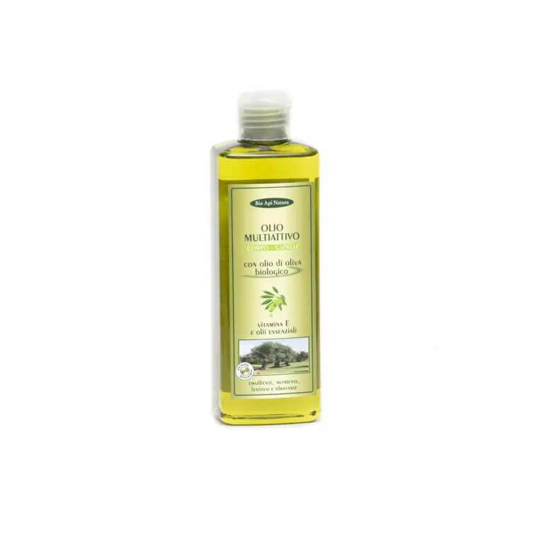 Olio multiattivo corpo e capelli all'olio di oliva biologico 250 ml