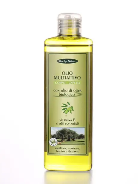 Olio multiattivo corpo e capelli all'olio di oliva biologico 250 ml