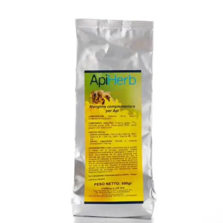 ApiHerb mangime complementare per api, busta da 500 g