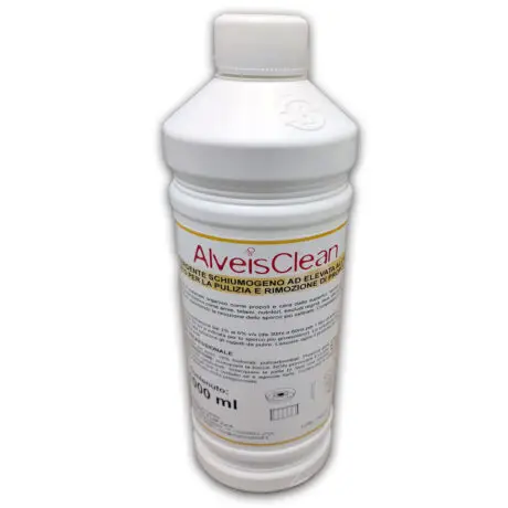 AlveisClean, detergente igienizzante schiumogeno per attrezzatura apistica