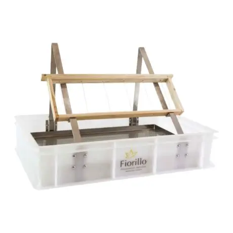 Banco disopercolatore economico in plastica 60x40 cm con leggio inox