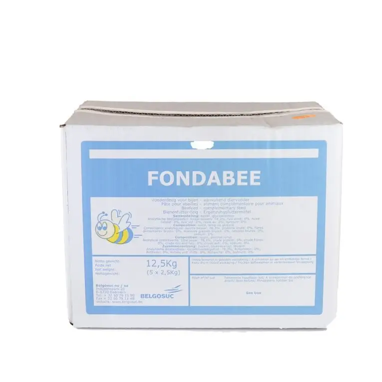 Candito Fondabee per api, scatola da 12,5 kg in 5 buste da 2,5 kg