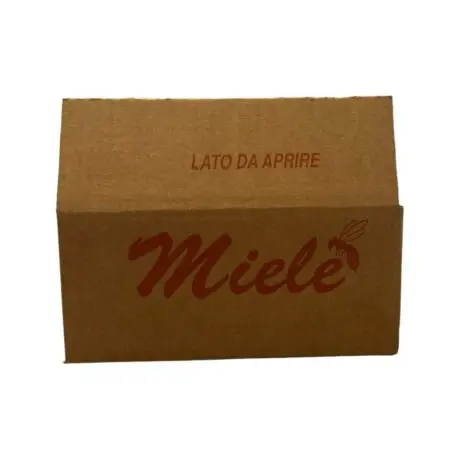 Scatola in cartone per 6 vasi di miele da 500 g (390 ml)