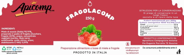 Fragolacomp 250g