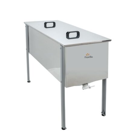Banco per disopercolare Fiorillo in acciaio inox 100x48x41 cm
