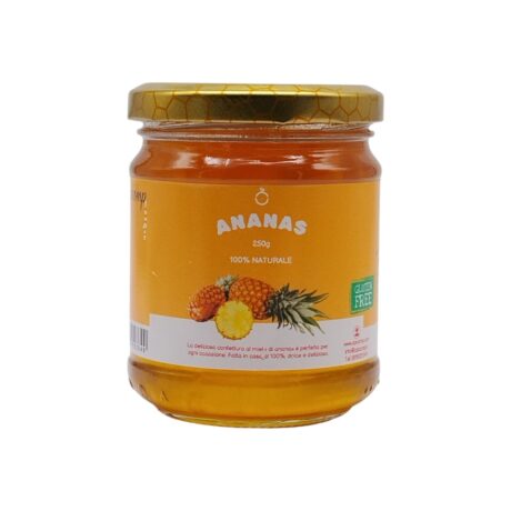 Composto di miele e ananas in vaso da 250 g