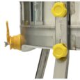 Smielatore radiale Quarti da 18 favi Dadant-Blatt, cestello inox, motore 150 W