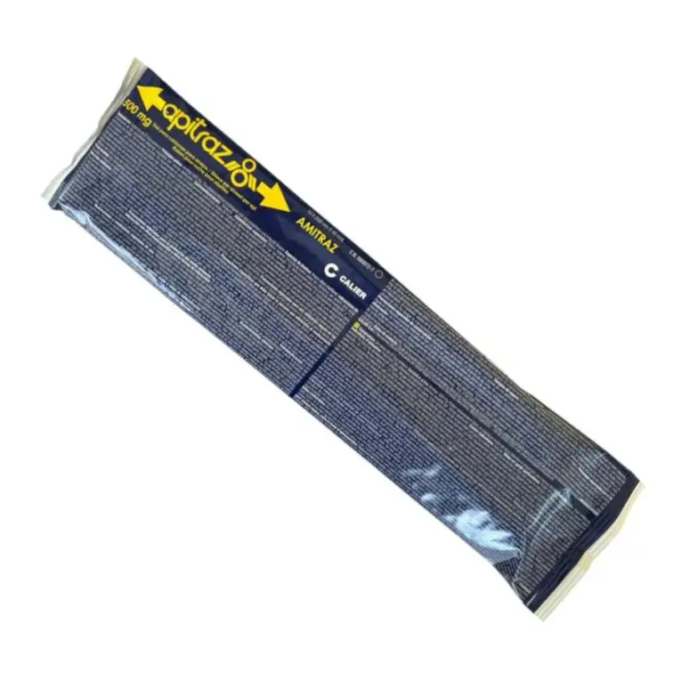 Apitraz 10 strisce antivarroa contenenti 500 mg di amitraz da 25 cm