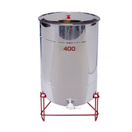 Maturatore Lega da 400 kg in acciaio inox AISI 304 con coperchio e rubinetto