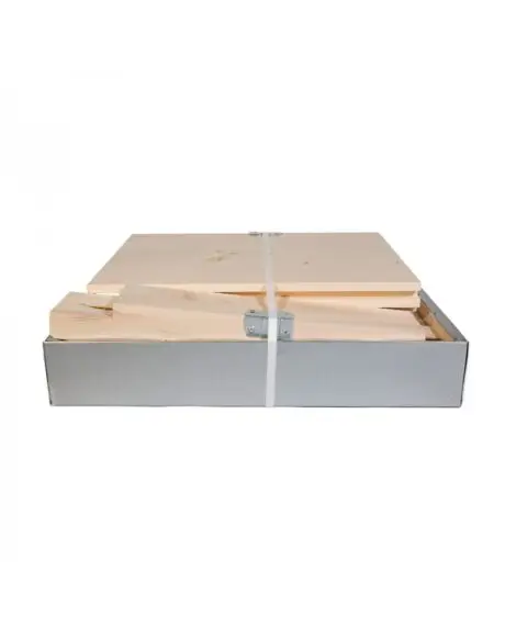 Arnia da nomadismo Dadant-Blatt 10 favi solo nido 43x50, kit senza viti
