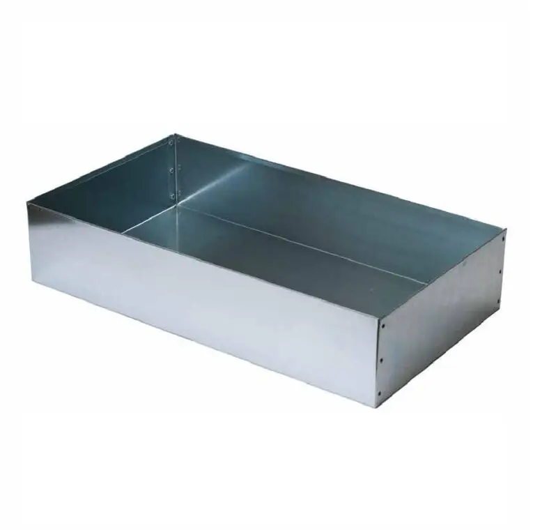 Coperchio in sola lamiera zincata per arnia da 10 telaini, 43,6x51 cm