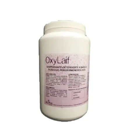 OxyLaif sanificante e detergente per attrezzatura apistica, barattolo da 1 kg