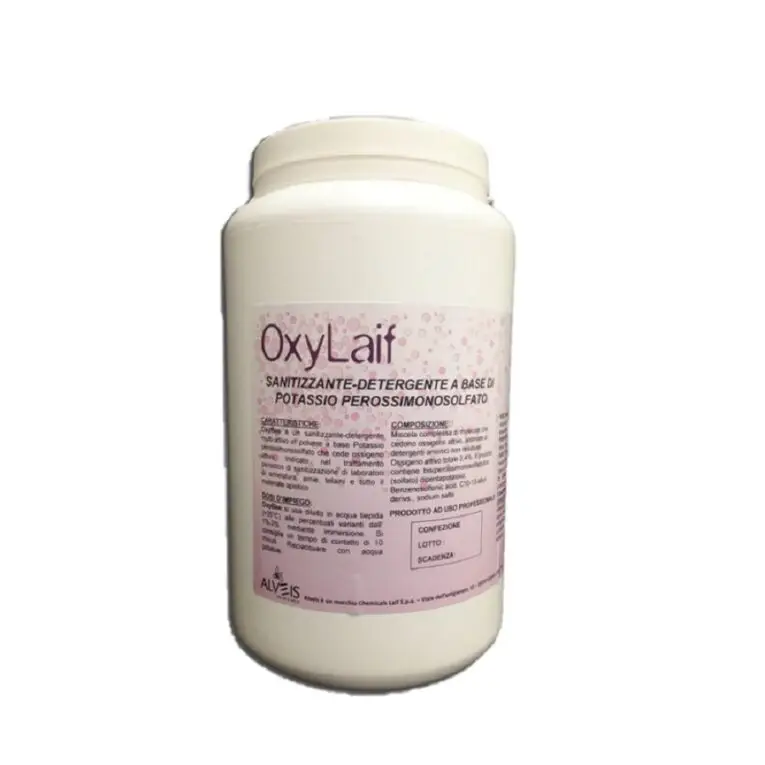 OxyLaif sanificante e detergente per attrezzatura apistica, barattolo da 1 kg