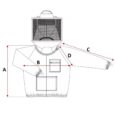 Camiciotto con maschera quadrata