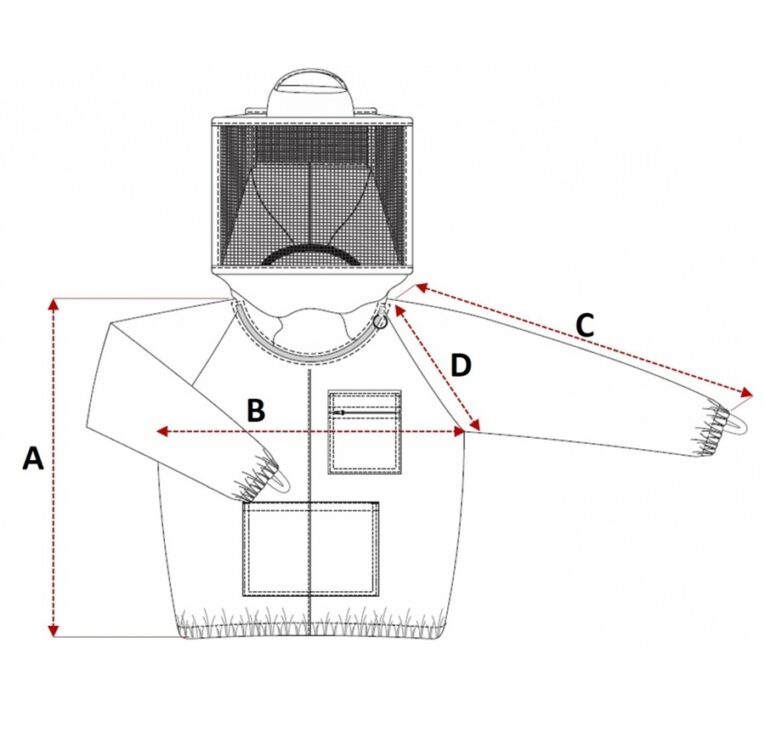 Camiciotto con maschera quadrata