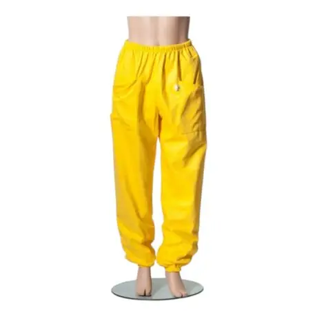 Pantalone da apicoltore in cotone giallo