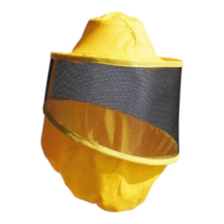 Maschera rotonda di ricambio per tuta e giubbotto, con collare in spugna